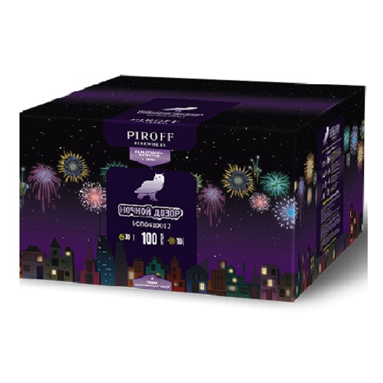 Фейерверк Ночной дозор 1.2*100 Пирофф БСП0410012