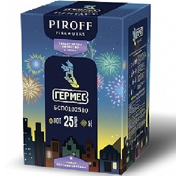 Фейерверк Гермес 1*25 Пирофф БСП1604910