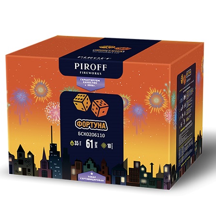 Фейерверк  Фортуна 1*61 Пирофф БСКБСК0306110