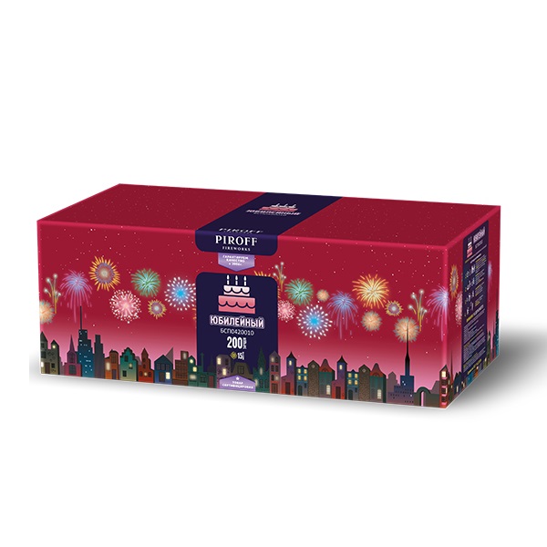 Фейерверк Юбилейный 1*200 Пирофф БСП0720010