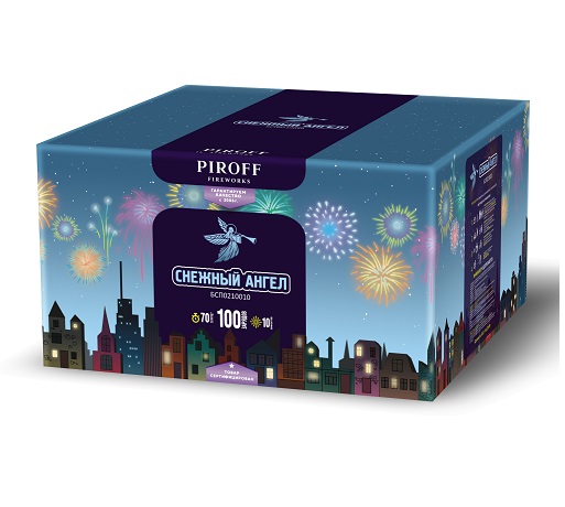 Фейерверк Снежный ангел 1*96 Пирофф БСП0109610