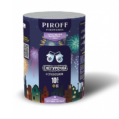 Фейерверк Снегурочка 0.8*10 Пирофф БСП0801008 