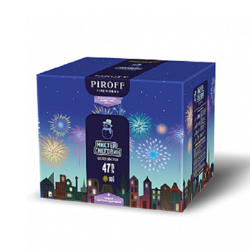 Фейерверк Мистер Снеговик 0.8*47 Пирофф БСП0304708
