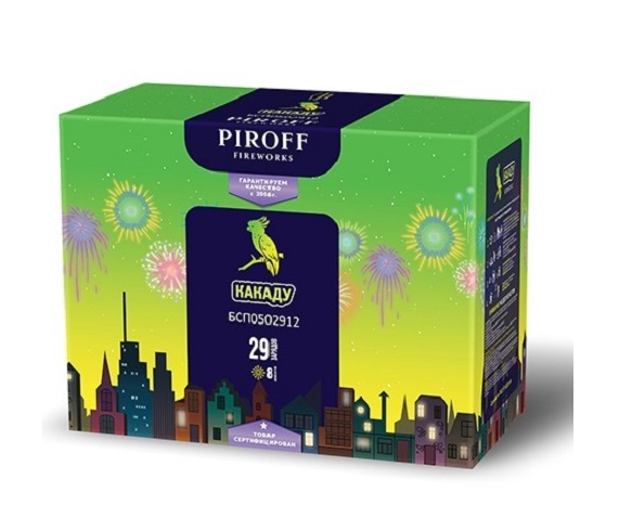 Фейерверк Какаду 1.2*29 Пирофф БСП0502912