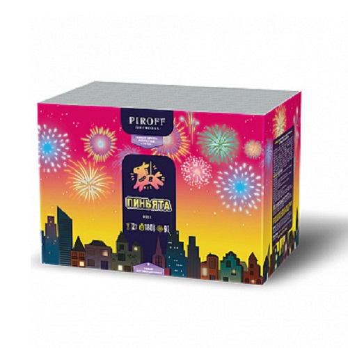 Фонтан пиротехнический Пиньята 2 метра 180 секунд Пирофф Ф311