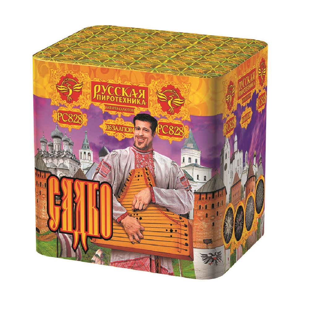 Фейерверк Садко 1.2*36 Русская пиротехника РС828-М