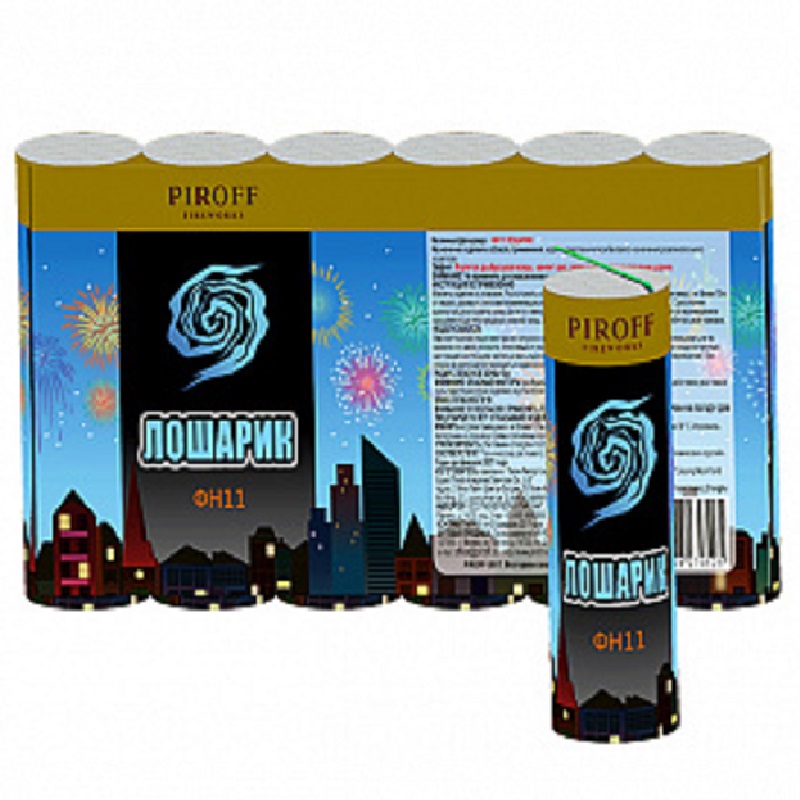 Фейерверки наземные Лошарик Пирофф 6 шт в уп Пирофф ФН11