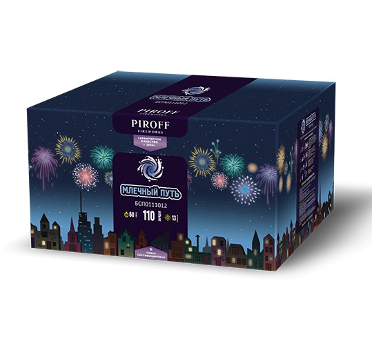 Фейерверк Млечный путь 1.2*110 Пирофф БСП0111012