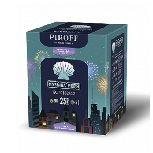 Фейерверк Музыка моря 1.2*25 Пирофф БСП0102512
