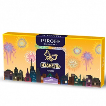 Летающий фейерверк с крыльями Изабель 12 шт Пирофф ФЛ0212