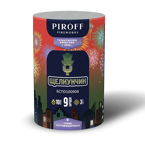 Фейерверк Щелкунчик 0.8*9 Пирофф БСП0600908