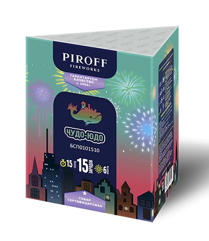 Фейерверк Чудо-Юдо 1*15 Пирофф БСП0301510