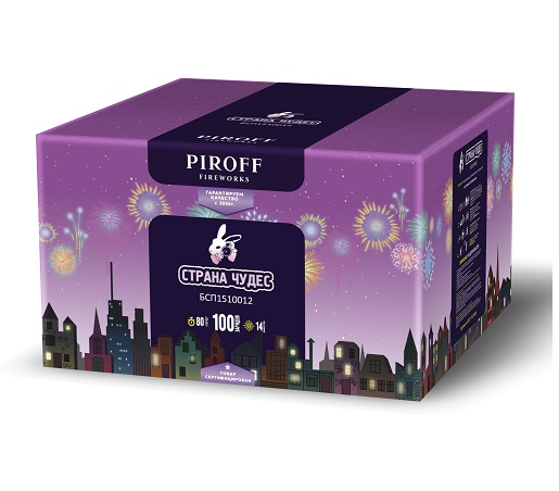 Фейерверк Страна Чудес 1.2*100 Пирофф БСП2810012
