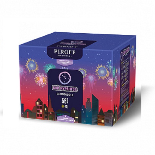 Фейерверк Бой курантов 1.2*56 Пирофф БСП1105612