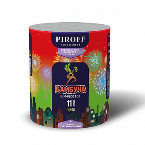 Фейерверк Бамбуча 0.8*11+фонтан Пирофф БСФ0901108