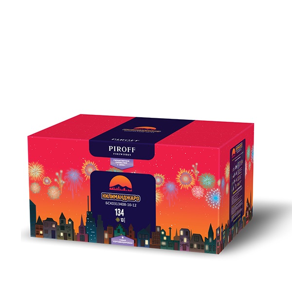 Фейерверк Килиманджаро 0.8-1-1.2 Пирофф БСК0313408-10-12