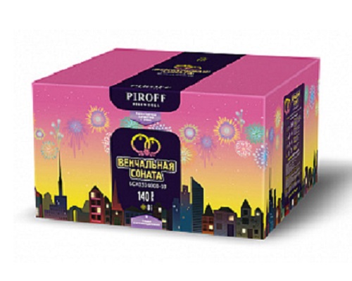 Фейерверк Венчальная соната 0.8-1*140 Пирофф БСК0614008-10
