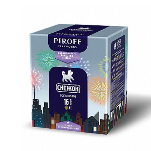 Фейерверк Снежок 0.8*16 Пирофф БСП0701608