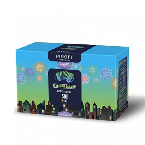 Фейерверк Русская забава 1.2*50 Пирофф БСП1005012
