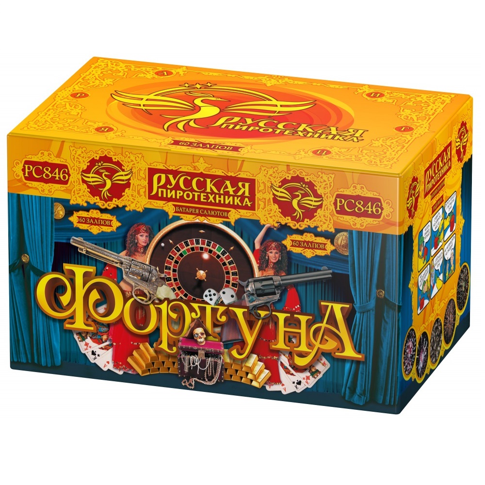 Фейерверк Фортуна 1.25*60 Русская пиротехника РС8460