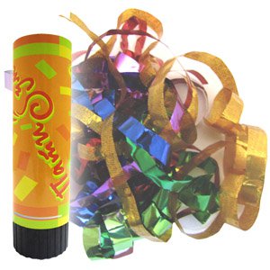 Пневмохлопушка фольгированное конфетти 16 см Arts&Crafts 109882