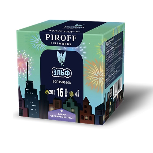 Фейерверк Эльф 0.8*16 Пирофф БСП0901608 