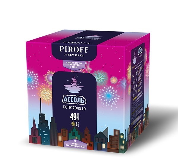 Фейерверк Ассоль Пирофф 1*49 БСП1104910